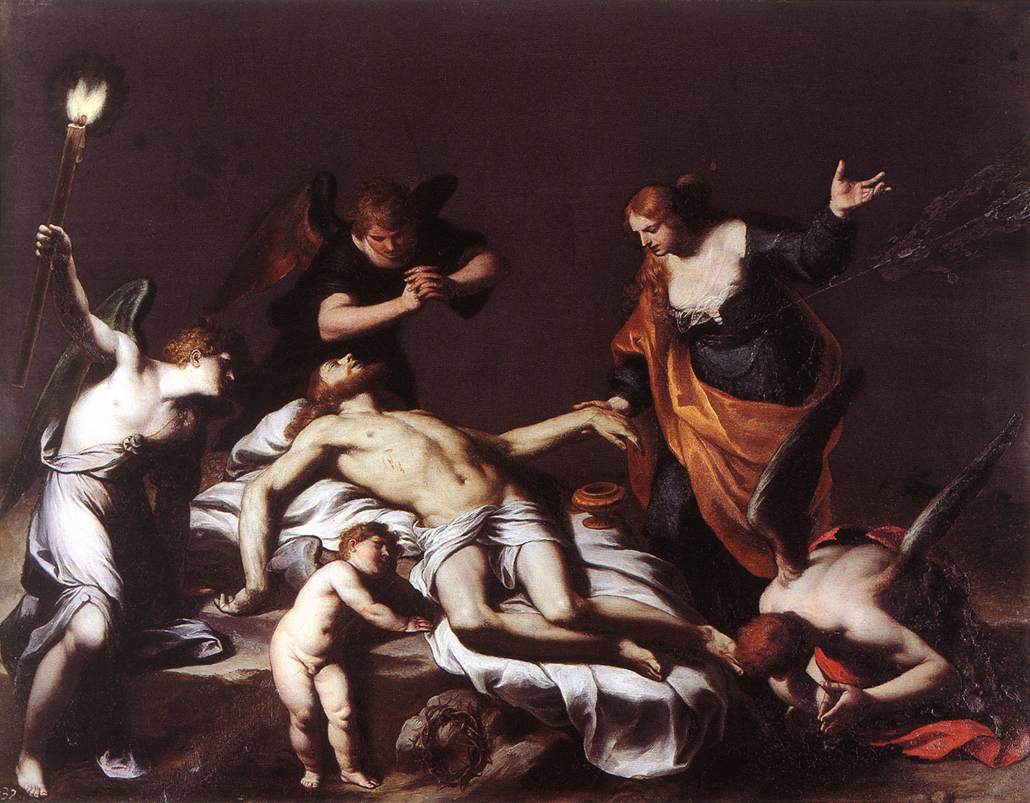 TURCHI, Alessandro The Lamentation over the Dead Christ t